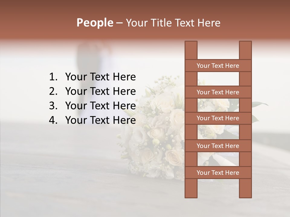 Dress Two Silhouette PowerPoint Template