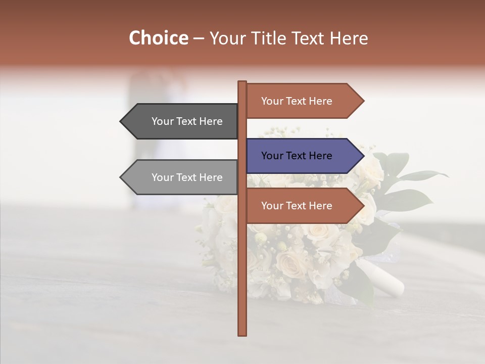 Dress Two Silhouette PowerPoint Template