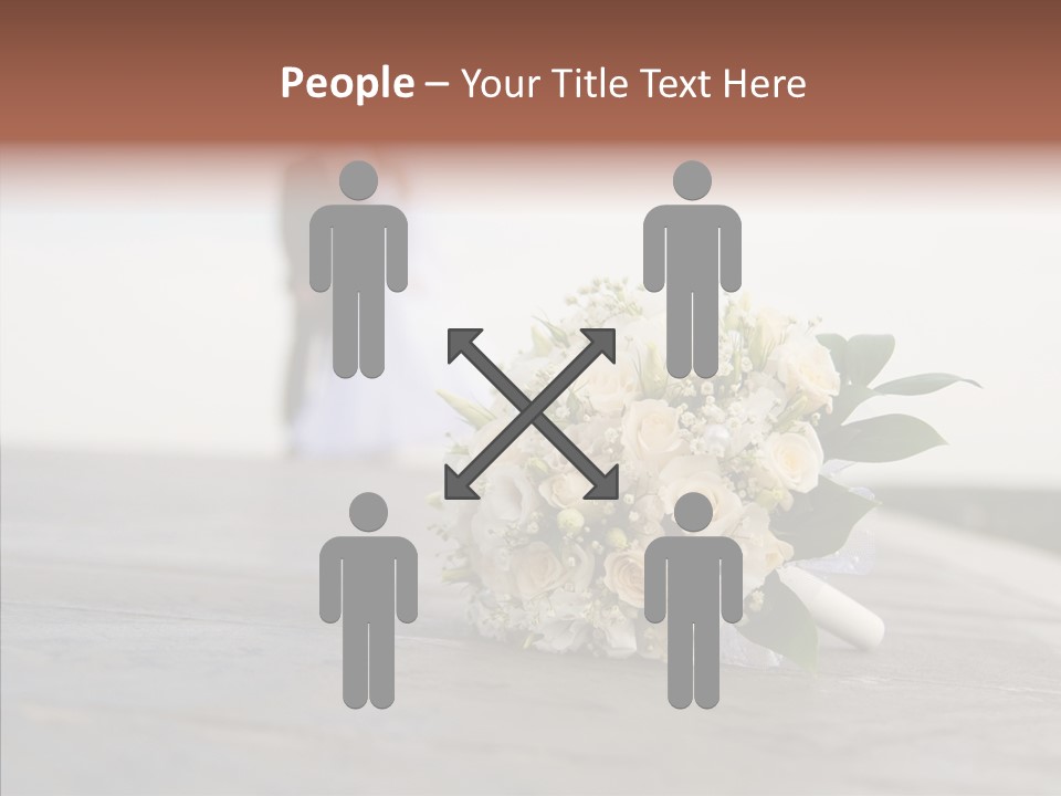 Dress Two Silhouette PowerPoint Template