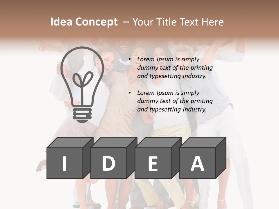 Toon People Management PowerPoint Template