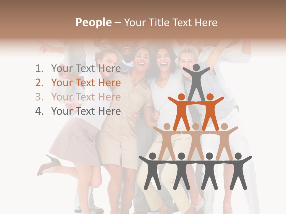 Toon People Management PowerPoint Template