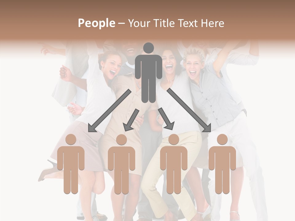Toon People Management PowerPoint Template