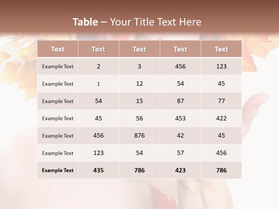 Lifestyles Lipstisk Seasons PowerPoint Template