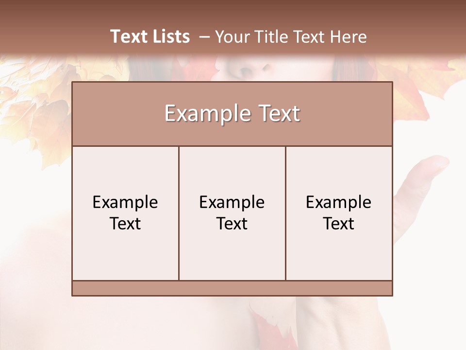Lifestyles Lipstisk Seasons PowerPoint Template