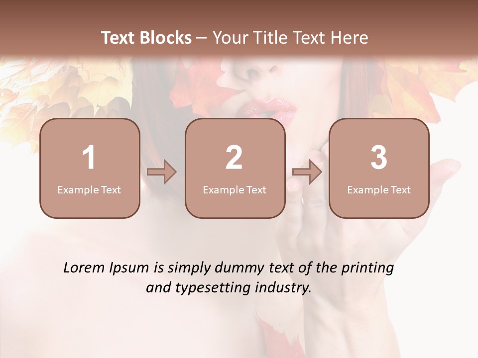 Lifestyles Lipstisk Seasons PowerPoint Template