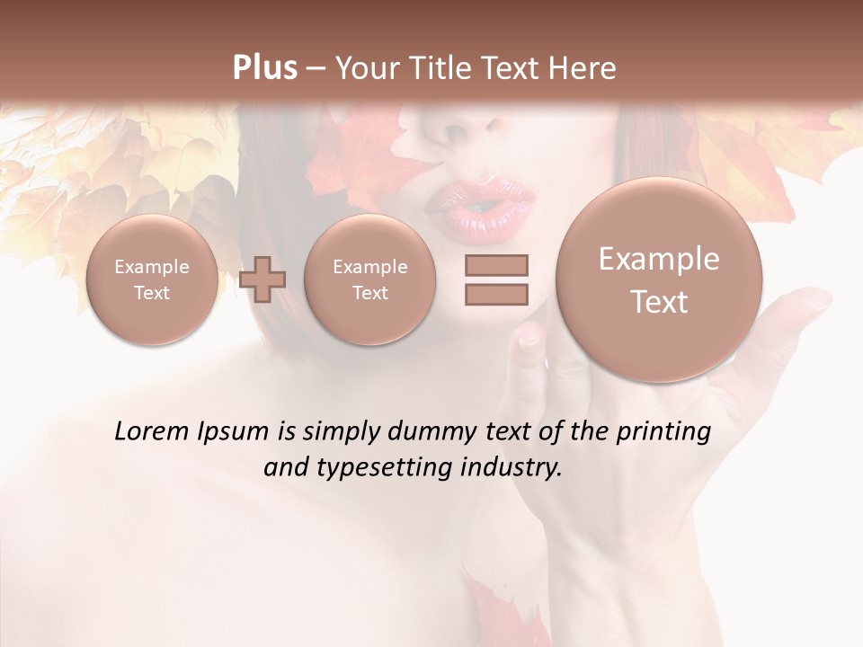 Lifestyles Lipstisk Seasons PowerPoint Template