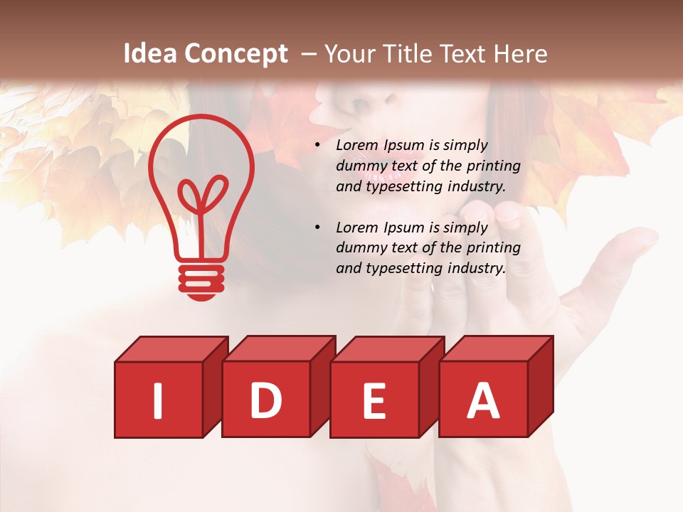 Lifestyles Lipstisk Seasons PowerPoint Template