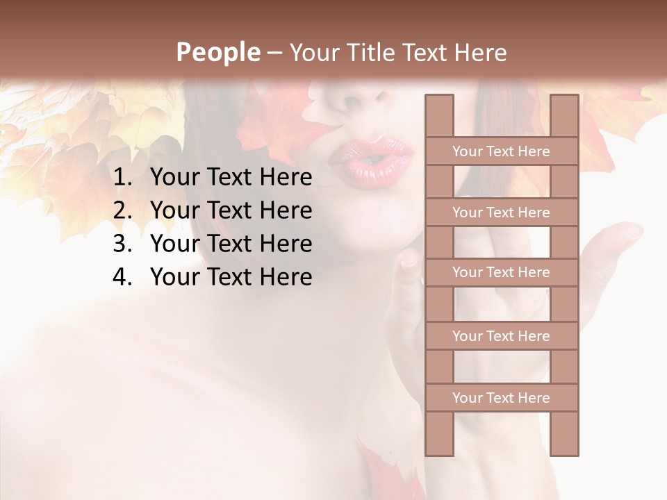 Lifestyles Lipstisk Seasons PowerPoint Template