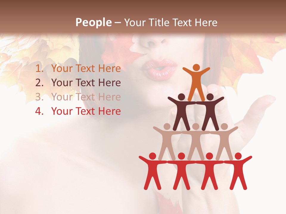 Lifestyles Lipstisk Seasons PowerPoint Template