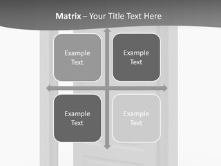Way Entrance Open PowerPoint Template