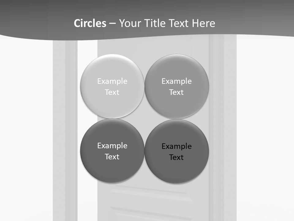 Way Entrance Open PowerPoint Template