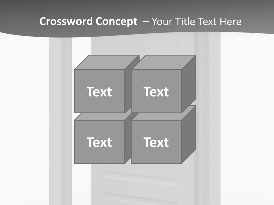 Way Entrance Open PowerPoint Template