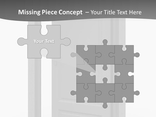 Way Entrance Open PowerPoint Template