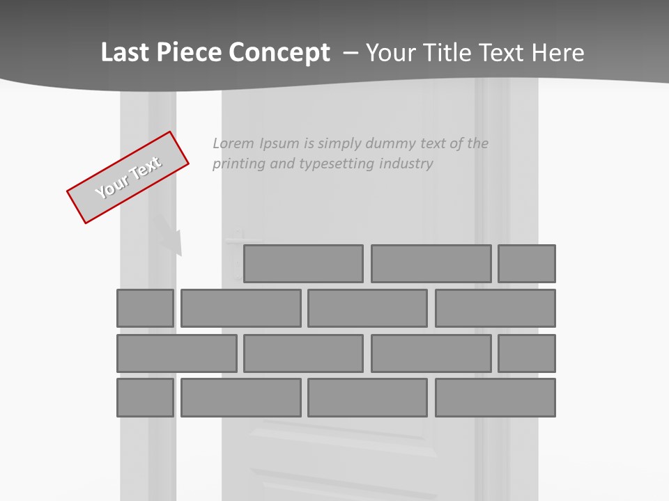 Way Entrance Open PowerPoint Template