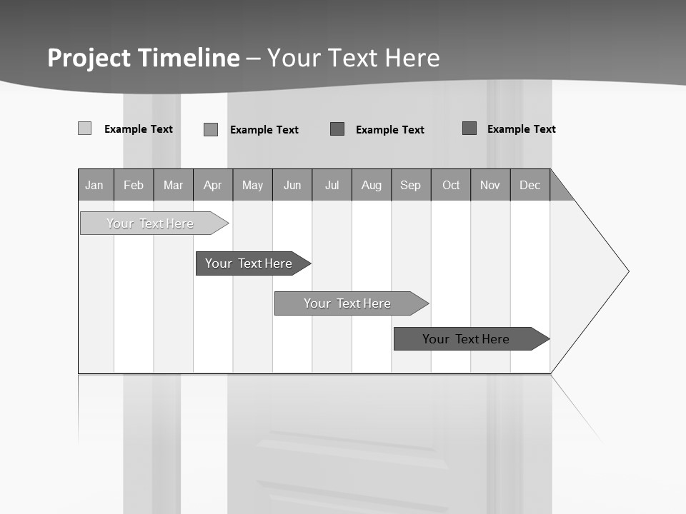Way Entrance Open PowerPoint Template