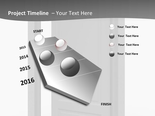 Way Entrance Open PowerPoint Template