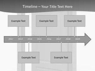 Way Entrance Open PowerPoint Template