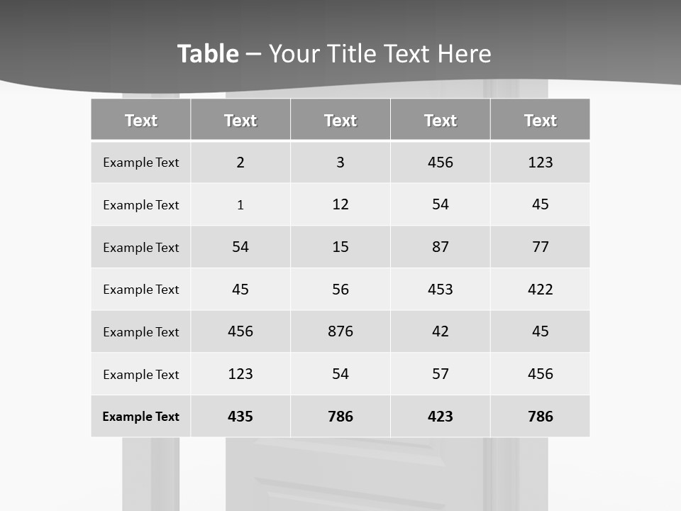 Way Entrance Open PowerPoint Template