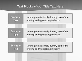 Way Entrance Open PowerPoint Template