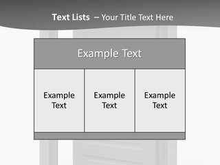 Way Entrance Open PowerPoint Template