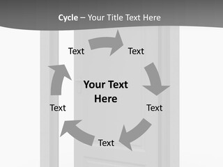 Way Entrance Open PowerPoint Template