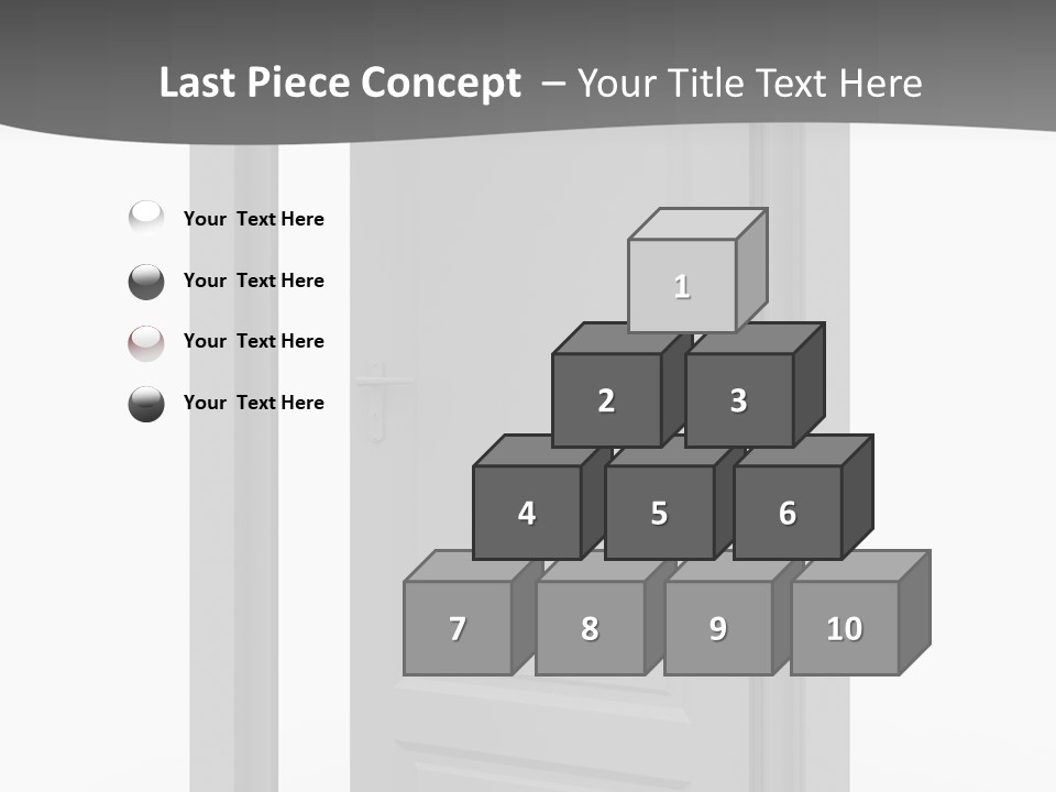 Way Entrance Open PowerPoint Template