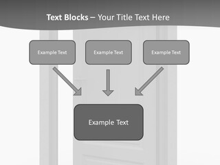 Way Entrance Open PowerPoint Template