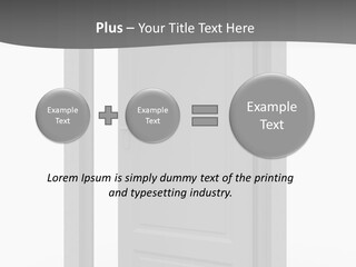 Way Entrance Open PowerPoint Template