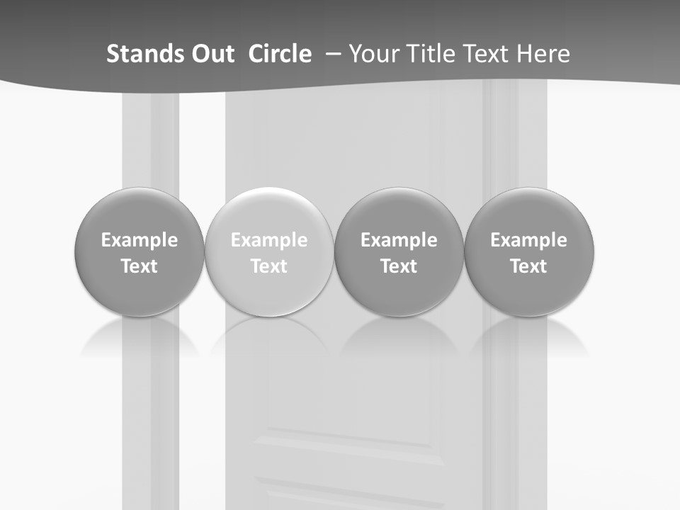 Way Entrance Open PowerPoint Template