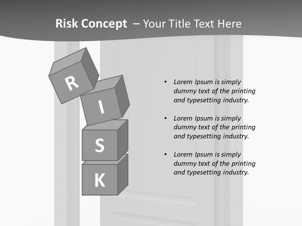 Way Entrance Open PowerPoint Template