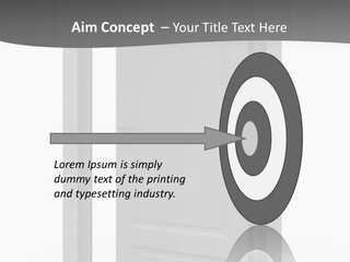 Way Entrance Open PowerPoint Template