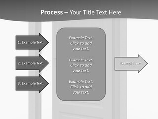 Way Entrance Open PowerPoint Template