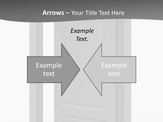 Way Entrance Open PowerPoint Template