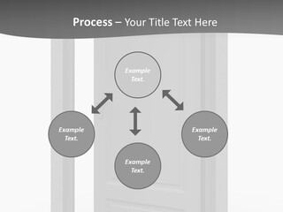 Way Entrance Open PowerPoint Template