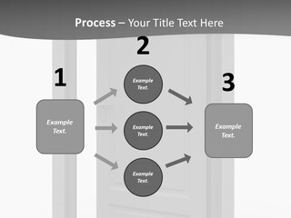 Way Entrance Open PowerPoint Template