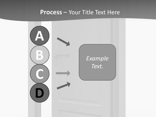 Way Entrance Open PowerPoint Template