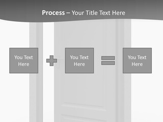 Way Entrance Open PowerPoint Template