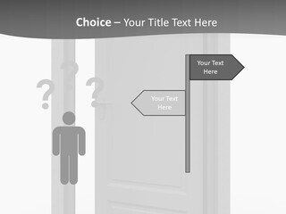 Way Entrance Open PowerPoint Template