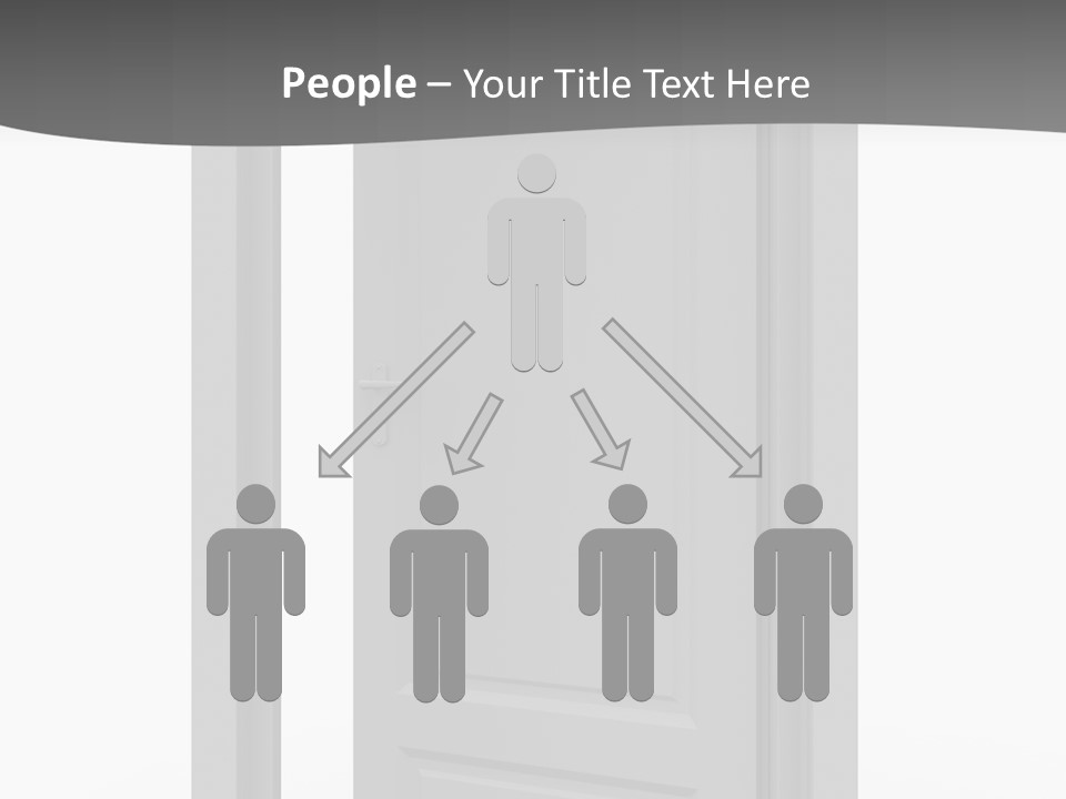 Way Entrance Open PowerPoint Template