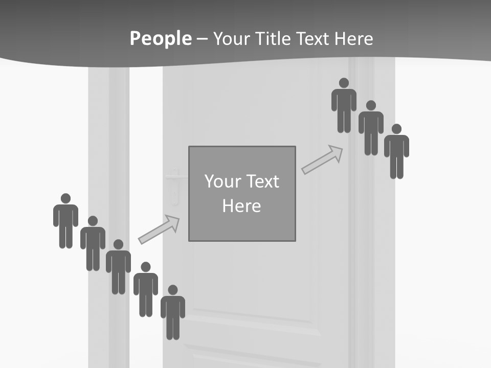 Way Entrance Open PowerPoint Template