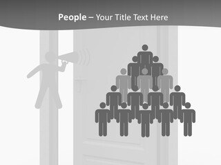 Way Entrance Open PowerPoint Template