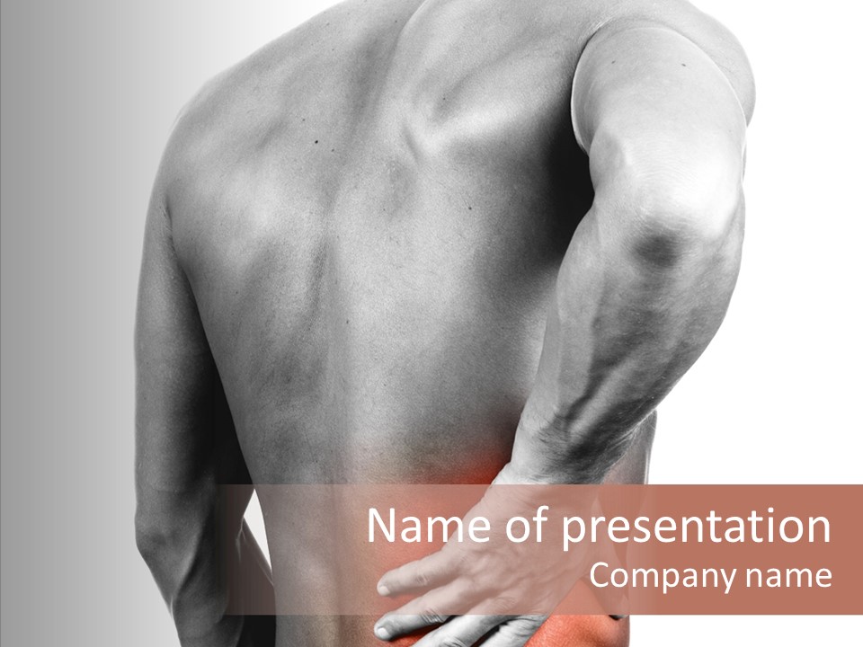 Cure Pull Pain PowerPoint Template