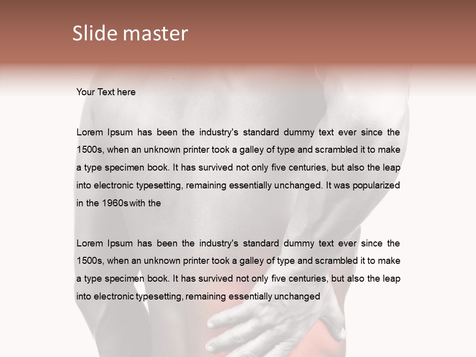 Cure Pull Pain PowerPoint Template