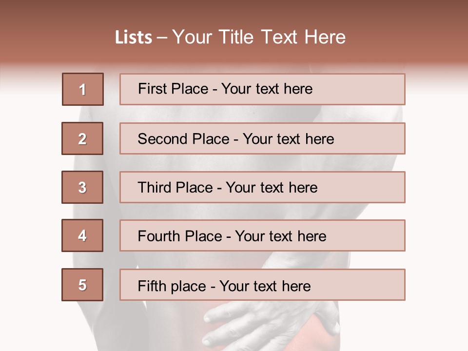 Cure Pull Pain PowerPoint Template