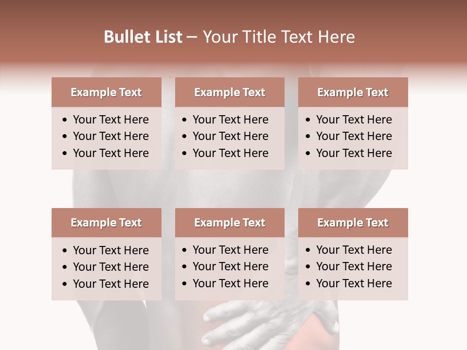 Cure Pull Pain PowerPoint Template