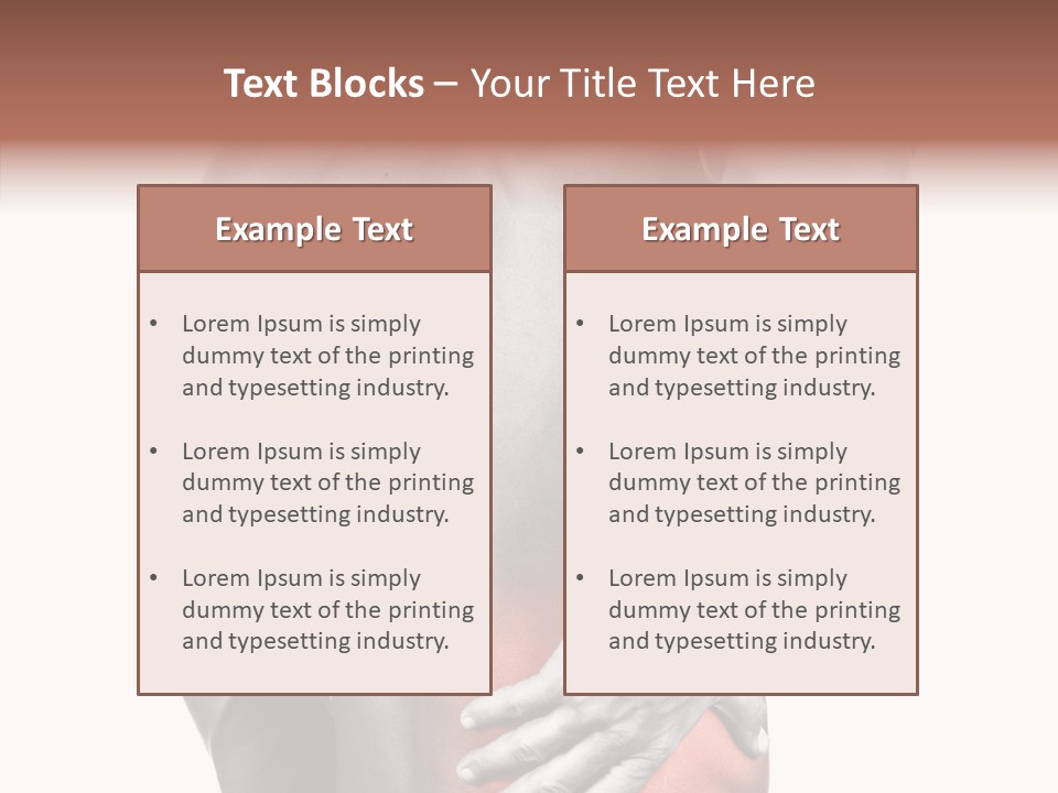 Cure Pull Pain PowerPoint Template