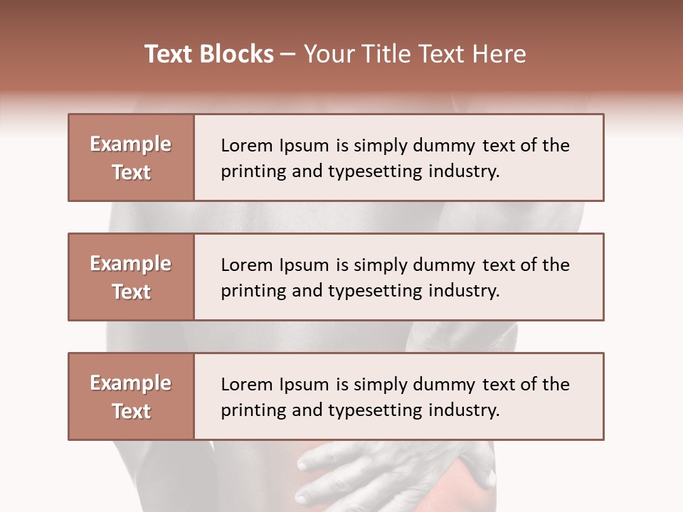 Cure Pull Pain PowerPoint Template