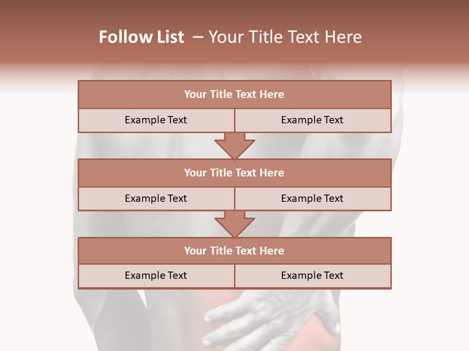 Cure Pull Pain PowerPoint Template