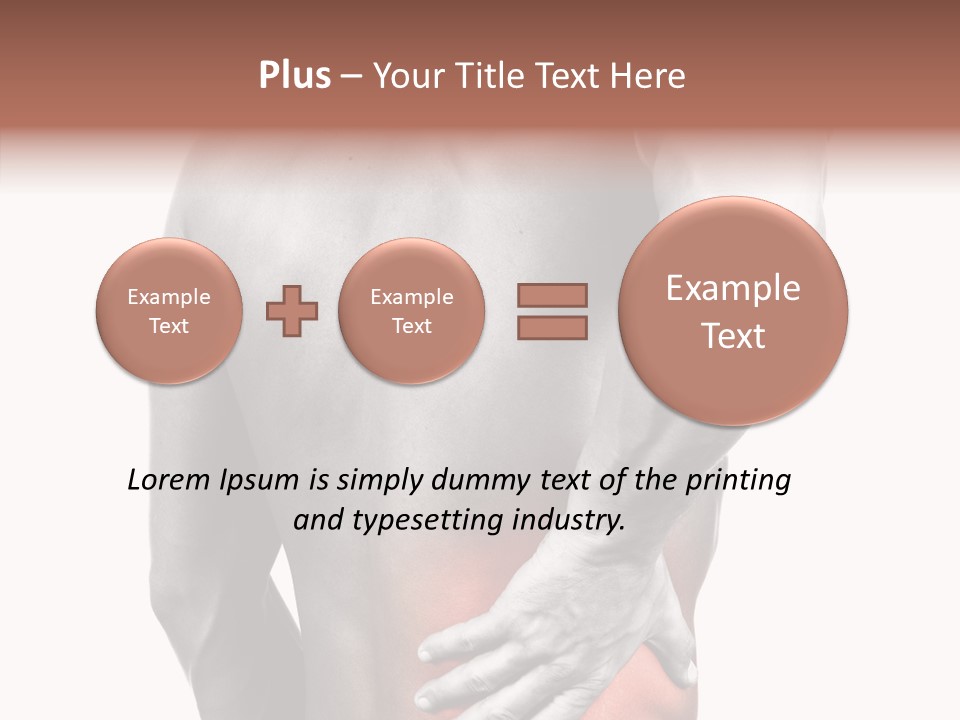 Cure Pull Pain PowerPoint Template