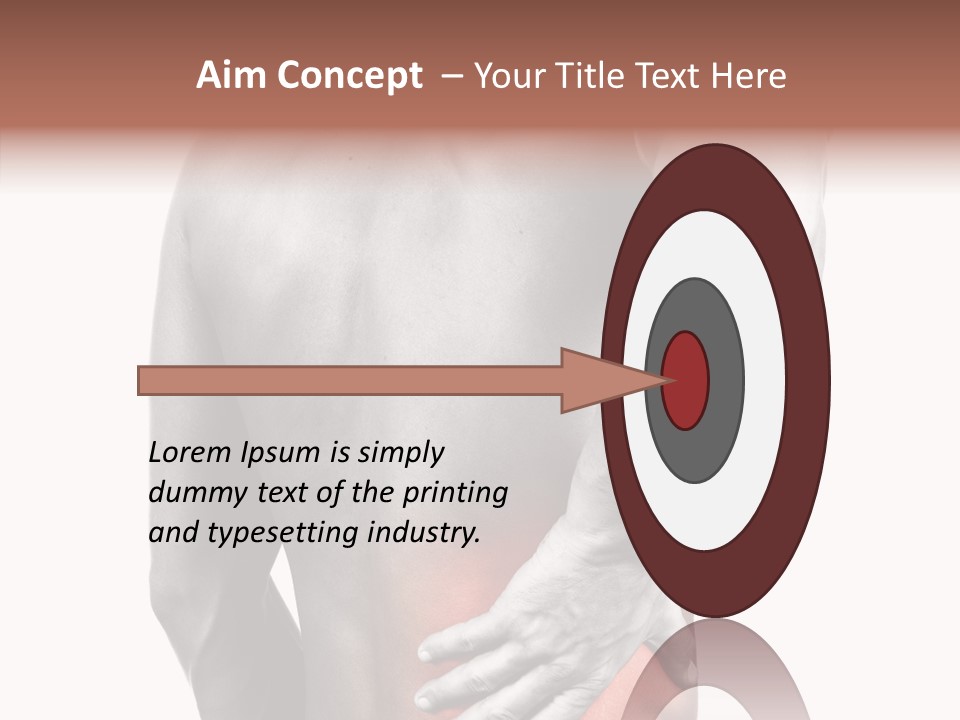 Cure Pull Pain PowerPoint Template